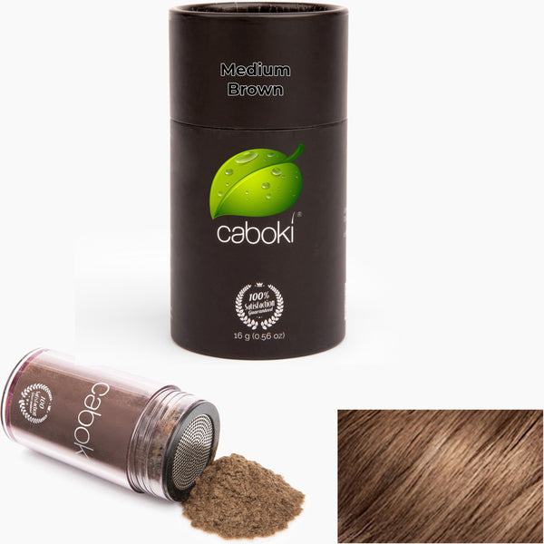 Caboki Hair Fiber, Plant-Based Hair Loss Concealer (16 grams 40 days supply)