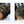 Before and after image of a man with short curly black and gray hair who has a receding hair line and a bald spot on his crown
